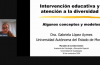 Captura de pantalla de la Dra. Gabriela López con diapositiva 